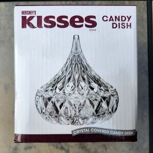 Shannon Crystal Hershey's Kiss 2 Piece Candy Dish NEW IN BOX